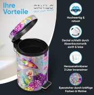 Bathroom Bin Hummingbird 3 Litres