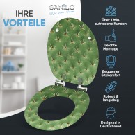 WC-Sitz mit Absenkautomatik Kaktus
