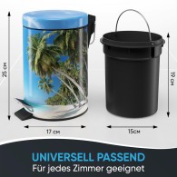 Bathroom Bin Caribbean 3 Litres