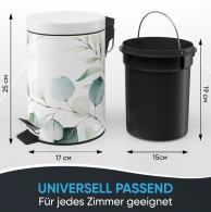 Bathroom Bin Eucalyptus 3 Litres