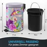 Bathroom Bin Hummingbird 3 Litres