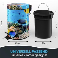 Bathroom Bin Ocean 3 Litres