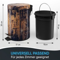 Bathroom Bin Vintage 3 Litres