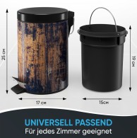 Bathroom Bin Vintage 3 Litres
