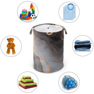 Laundry Basket Marble Abstract