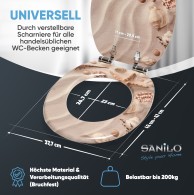 WC-Sitz mit Absenkautomatik Sanibel