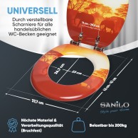 WC-Sitz mit Absenkautomatik Savanne