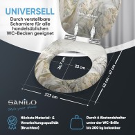 Soft Close Toilet Seat Hortus