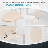 Soft Close Toilet Seat Beige