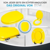 Soft Close Toilet Seat Yellow