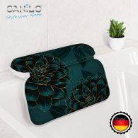 Bath Pillow Dahlias