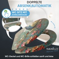 Soft Close Toilet Seat with Quick Release Petalo
