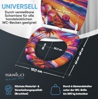 Soft Close Toilet Seat with Quick Release Aloha