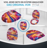 Soft Close Toilet Seat with Quick Release Aloha