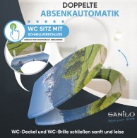 Soft Close Toilet Seat with Quick Release Alps