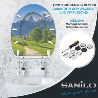 Soft Close Toilet Seat with Quick Release Alps