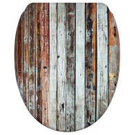 Soft Close Toilet Seat with Quick Release Antique
