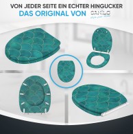 Soft Close Toilet Seat with Quick Release Aquarelle