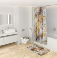 Toilet Seat Marble brown