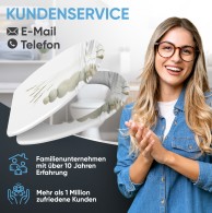 Soft Close Toilet Seat with Quick Release Balance