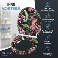 Soft Close Toilet Seat with Quick Release Bali