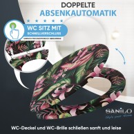 Soft Close Toilet Seat with Quick Release Bali