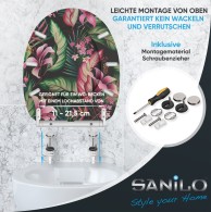 Soft Close Toilet Seat with Quick Release Bali