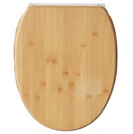 Soft Close Toilet Seat with Quick Release Bamboo