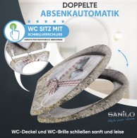 Soft Close Toilet Seat with Quick Release Bavaria