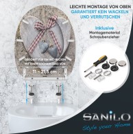 Soft Close Toilet Seat with Quick Release Bavaria