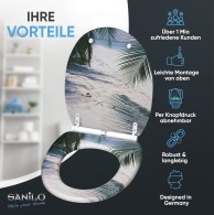 WC-Sitz mit Absenkautomatik Beach
