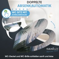 WC-Sitz mit Absenkautomatik Beach