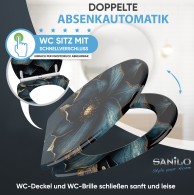 Soft Close Toilet Seat with Quick Release Bellezza