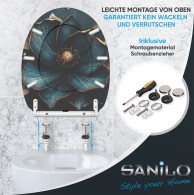 Soft Close Toilet Seat with Quick Release Bellezza