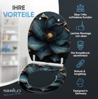 Soft Close Toilet Seat with Quick Release Bellezza