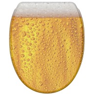 Soft Close Toilet Seat with Quick Release Beer