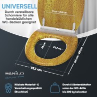 Soft Close Toilet Seat with Quick Release Beer