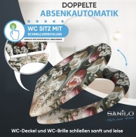 Soft Close Toilet Seat with Quick Release Blossique