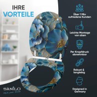 Soft Close Toilet Seat Bluemara