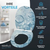 Soft Close Toilet Seat Bubbles