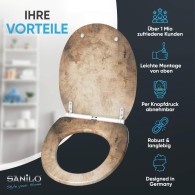 Soft Close Toilet Seat Canvas
