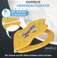 WC-Sitz mit Absenkautomatik Cheesy