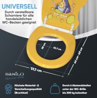 WC-Sitz mit Absenkautomatik Cheesy