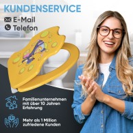 WC-Sitz mit Absenkautomatik Cheesy