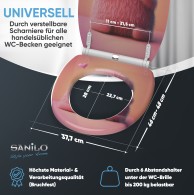 Soft Close Toilet Seat with Quick Release Coco