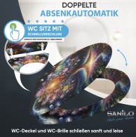 Soft Close Toilet Seat with Quick Release Cosmora