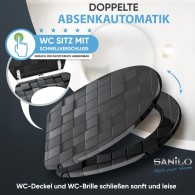 Soft Close Toilet Seat Cube