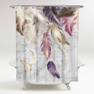 Shower Curtain Feathers 180 x 200 cm