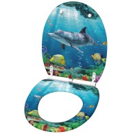 3 Piece Bathroom Set Dolphin Corals