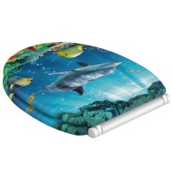 3 Piece Bathroom Set Dolphin Corals